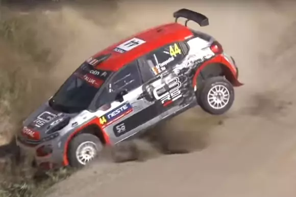 VIDEO: Accidentul lui Simone Tempestini din Raliul Finlandei