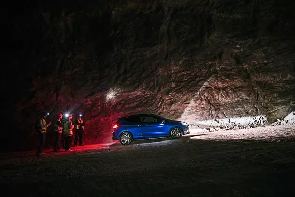 Un test inedit cu noua generație Ford Fiesta ST într-o mină de sare