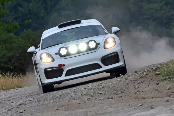 Porsche Cayman GT4 Clubsport Rallye Concept deschide Raliul Germaniei