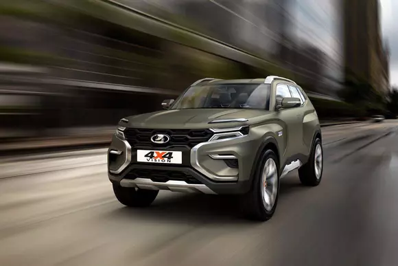 Lada Vision 4x4: Cum arată un SUV de clasă mică de la ruși!