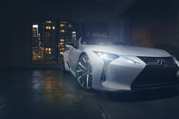 Lexus LC Cabrio Concept a fost dezvăluit înainte de debutul oficial de la Detroit