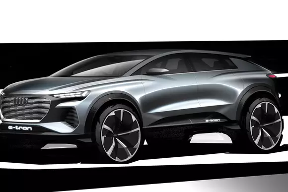 Conceptul Audi Q4 e-tron va debuta la Salonul Auto de la Geneva
