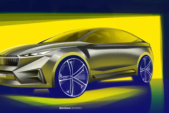 Noul concept electric Skoda iV va debuta oficial la Salonul Auto de la Geneva