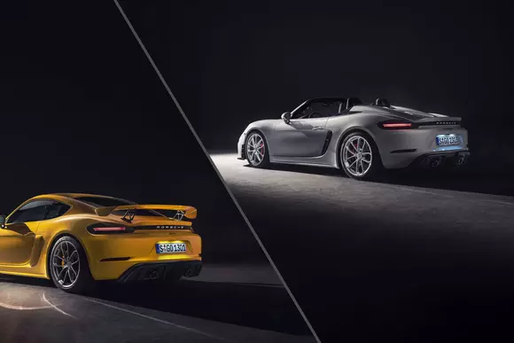 Porsche 718 Spyder și 718 Cayman GT4 - reîntoarcerea la clasic