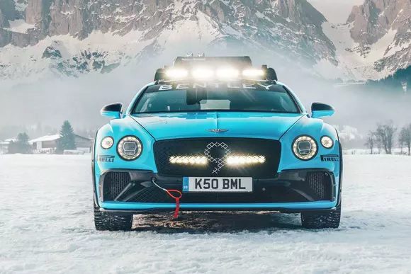Bentley GT cum rar îl vedem: pregătit pentru curse pe gheață