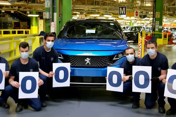 De-a lungul celor cinci ani de la lansare, din seria SUV-urilor Peugeot 3008 au fost produse un million de exemplare.