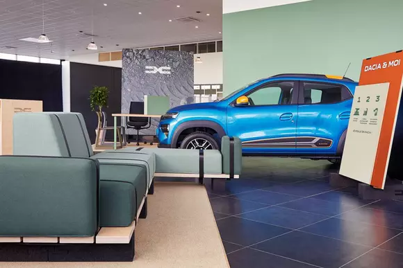 Showroomurile din rețeaua Dacia adoptă un nou design