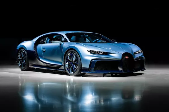 Exemplar unic dedicat rafinamentului, Bugatti Chiron Profilée își va vedea prețul staiblit pe 1 februarie la licitație, la Paris.