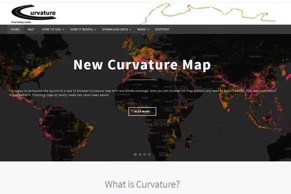 Ce fel de viraje ți-ar plăcea să aibă drumul tău de azi? Lejere sau strânse? Site-ul roadcurvature.com îți va înlesni alegerea.