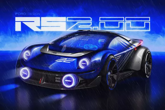 Cel puțin deocamdată, Ford RS2.00 are numai formă virtuală. Ce ne spune implicit acest concept despre sportivitatea viitorului?