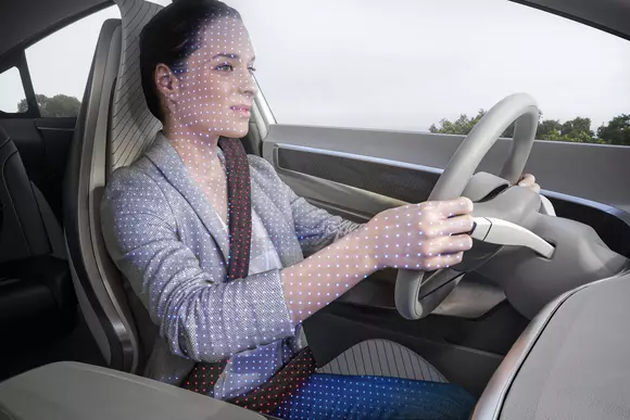 Tehnica invizibilă: Invisible Biometrics Sensing Display de la Continental îți monitorizează starea de sănătate.