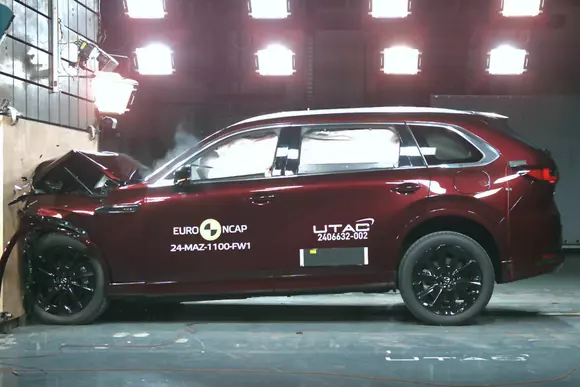 Cotare de top la siguranță pentru Mazda CX-80: Euro NCAP i-a acordat calificativul Best in Class în segmentul SUV-urilor mari..