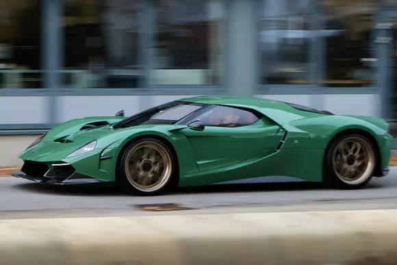 Supersportivă complet analoagă din punct de vedere tehnic: Capricorn 01 Zagato a făcut impresie la salonul Rétromobile Paris