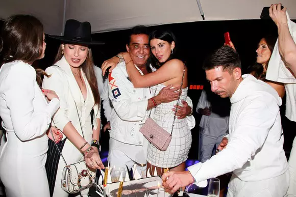 Lavinia Postolache Esebag celebrated her 30th birthday in style with a lavish white birthday party, with her husband, Playboy Licensee Jimmy Esebag!
