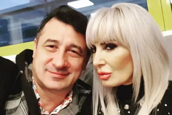 Daniela Gyorfi şi soţul ei, George Tal