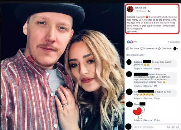Whats Up şi Simina s-au despărţit după 9 ani