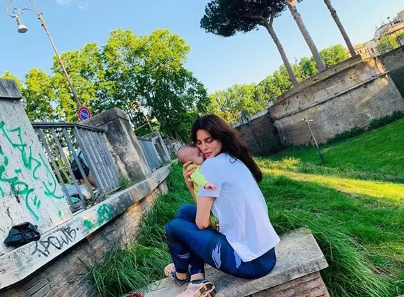 Catrinel Menghia și-a botezat fetița