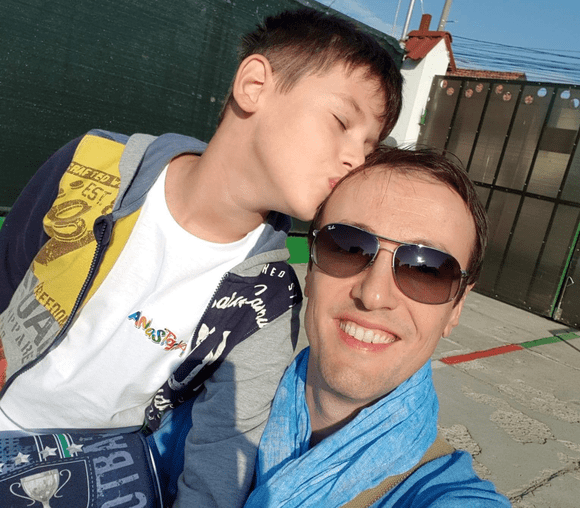 Călin Geambaşu  şi fiul lui