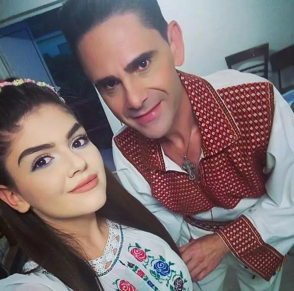 Aurelian Preda și fiica lui, Anamaria