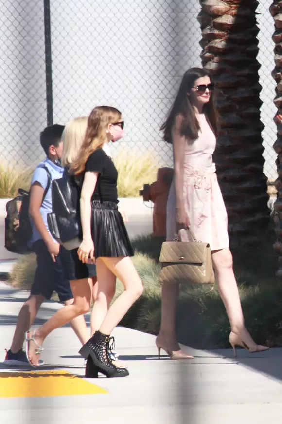 Lavinia Postaloche and Monica Gabor arrive at Las Vegas Mc Carran Airport to board a private jet en Route to LA!