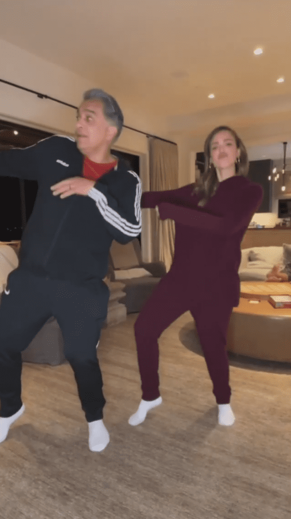 Jessica Alba și tatăl ei