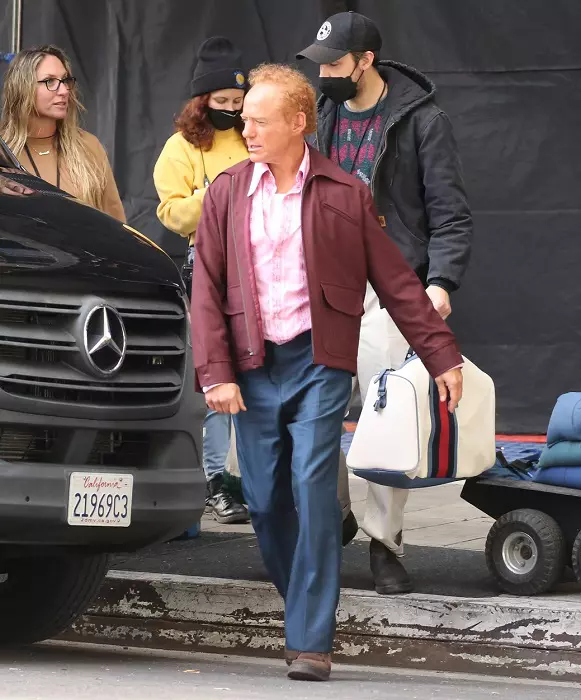 EXCLUSIVE: Robert Downey Jr is Virtually Unrecognizable as He is Spotted on Set of The Sympathizer in Los Angeles.