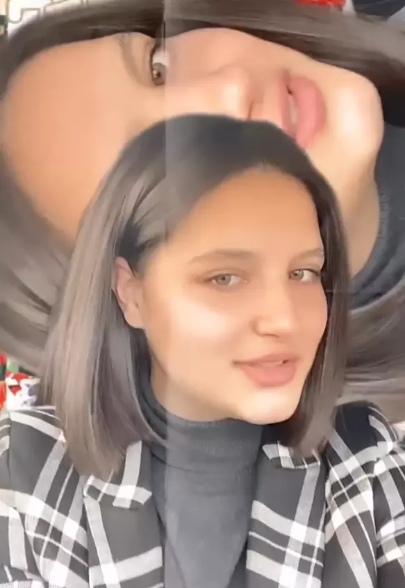 Fiica lui Liviu Vârciu Carmina schimbare look