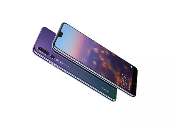 HUAWEI P20 Pro Twilight Front and Rear Diagonal mic