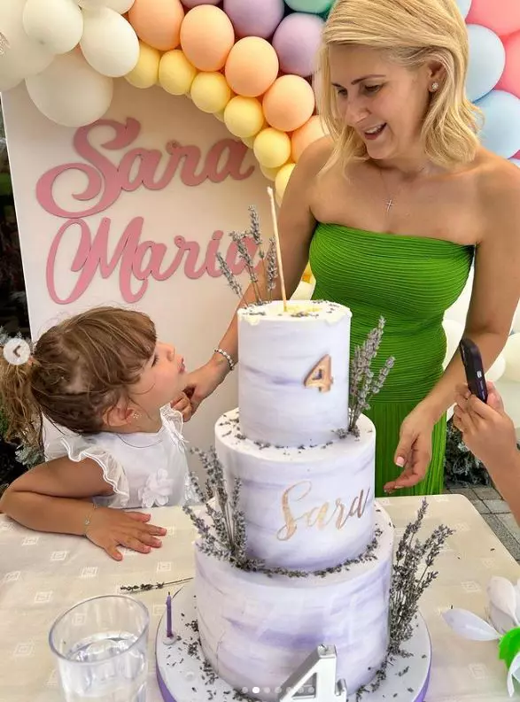 Fiica Alessandrei Stoicescu a împlinit deja patru ani