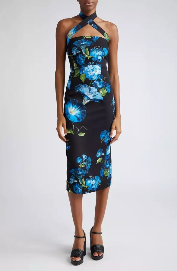 Rochie Dolce & Gabbana cu imprimeu floral