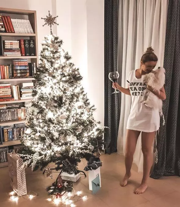 Diana Dumitrescu și bradul ei de Craciun