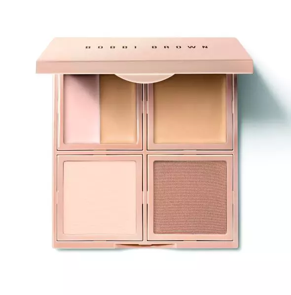 Paletă corector, concealer, fond de ten, pudră, pudră bronzantă, Bobbi Brown, 5-in-1 Essential Face Palette, 285 lei