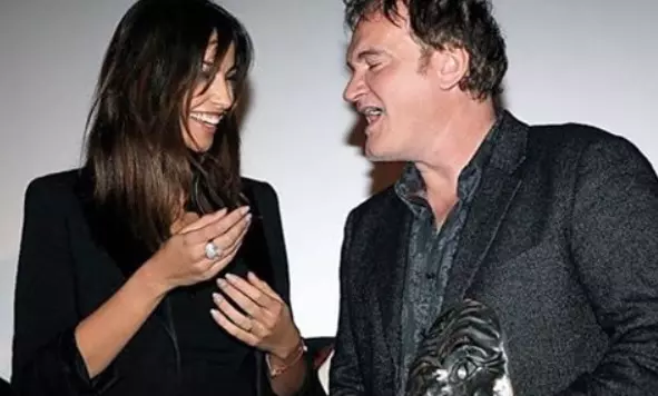 Madalina Ghenea si Quentin Tarantino