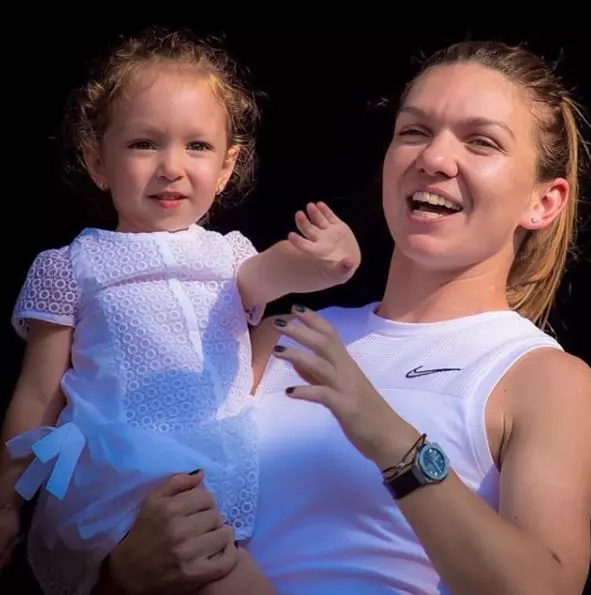 Simona Halep și nepoata