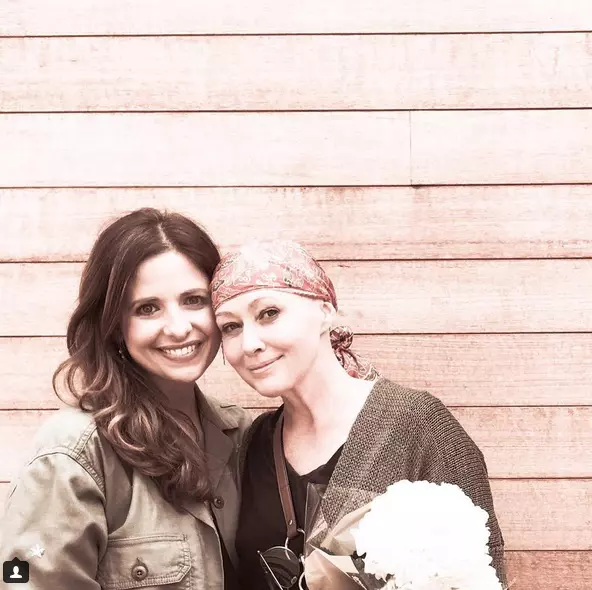 Shannen Doherty si Sarah Michelle Gellar