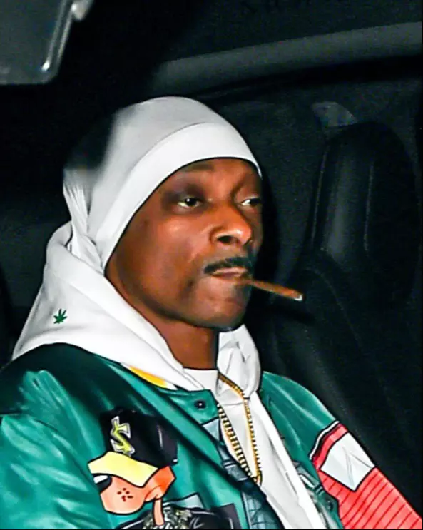 EXCLUSIVE: Snoop Dogg Smokes A Joint After Dinner With Don Cheadle At Giorgio Baldi In Santa Monica, California