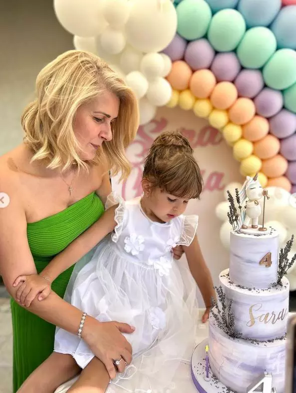 Fiica Alessandrei Stoicescu a împlinit deja patru ani