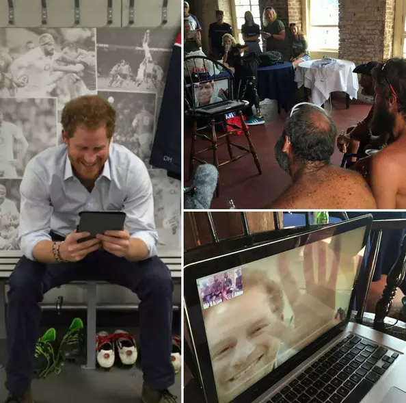 Vorbind cu Row 2 Recovery şi felicitându-i pentru performanţa incredibilă de a fi primul grup de persoane cu picioare amputate care au traversat Atlanticul