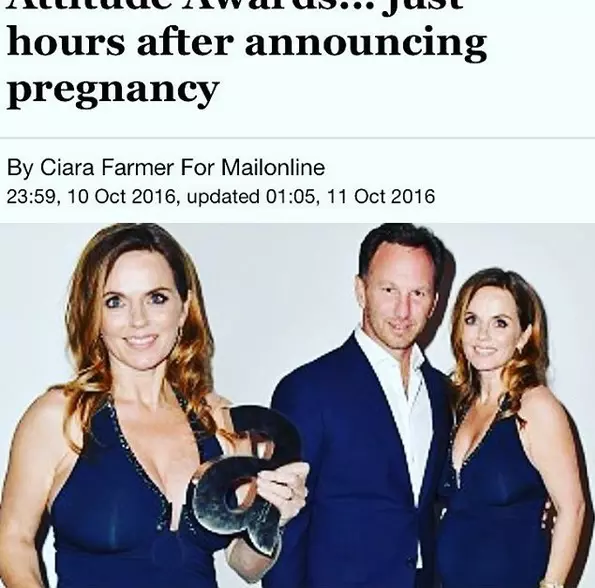 Gerri Halliwell si Christian Horner