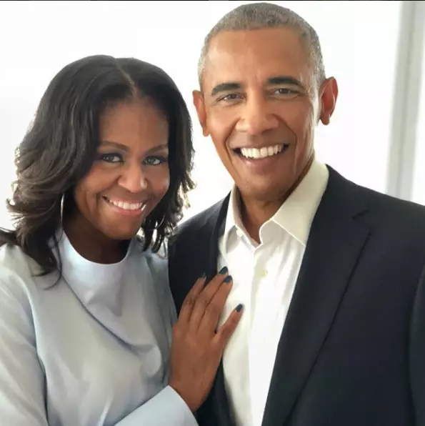 Michelle Obama și Barack Obama surpriză