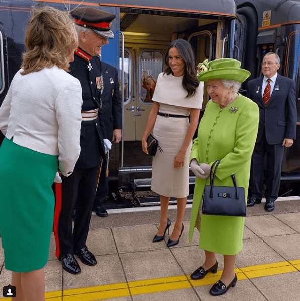 Meghan Markle si Regina Elisabeta a II-a