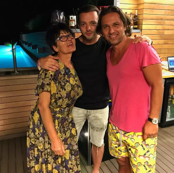 Razvan Munteanu, mama lui, si Mihai Morar