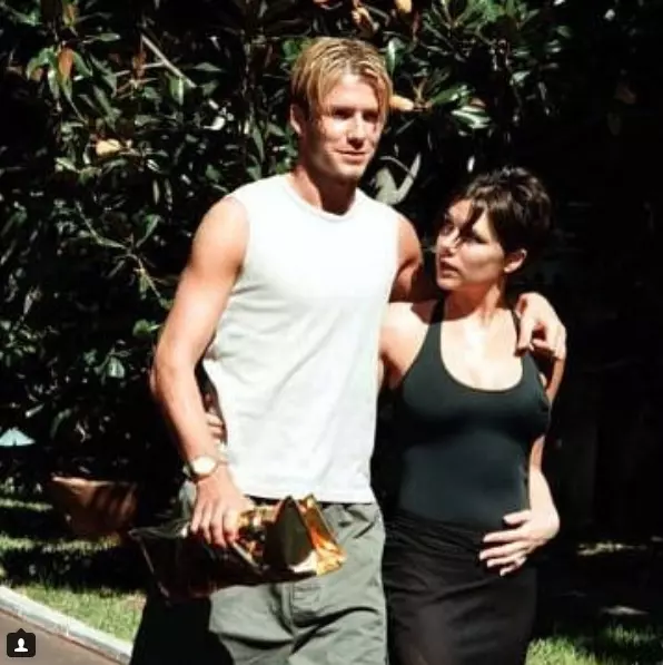 David și Victoria, la începutul relației lor.