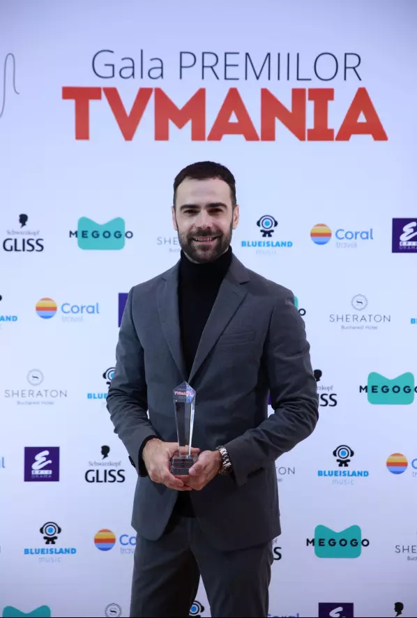 Denis Hanganu la premiile tvmania 2024