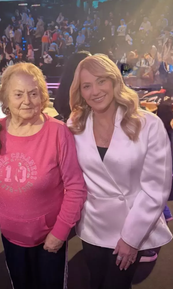 Nadia Comăneci cu mama ei