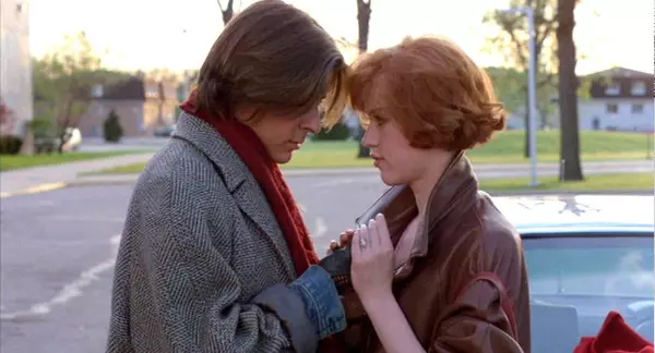 Molly Ringwald și Judd Nelson în „The Breakfast Club” (1985)