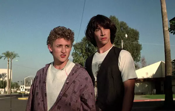 Keanu Reeves și Alex Winter în „Bill & Ted's Excellent Adventure” (1989)