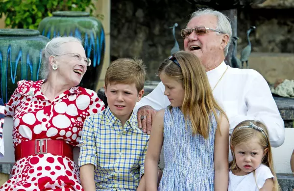 Regina Margareta, Printul Henrik si nepotii