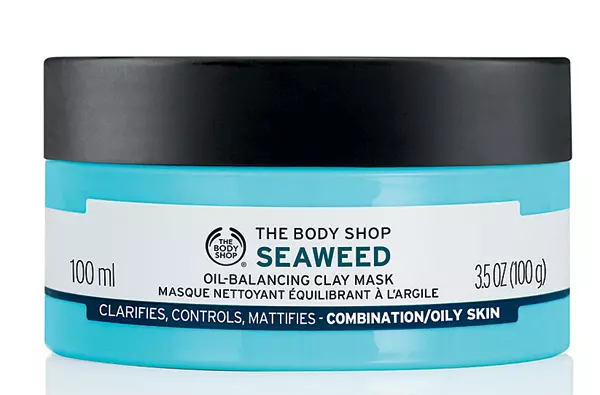 Mască de curățare și matifiere The Body Shop Seaweed Oil, 55 lei