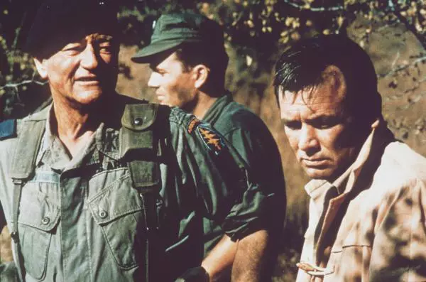 John Wayne în The Green Berets